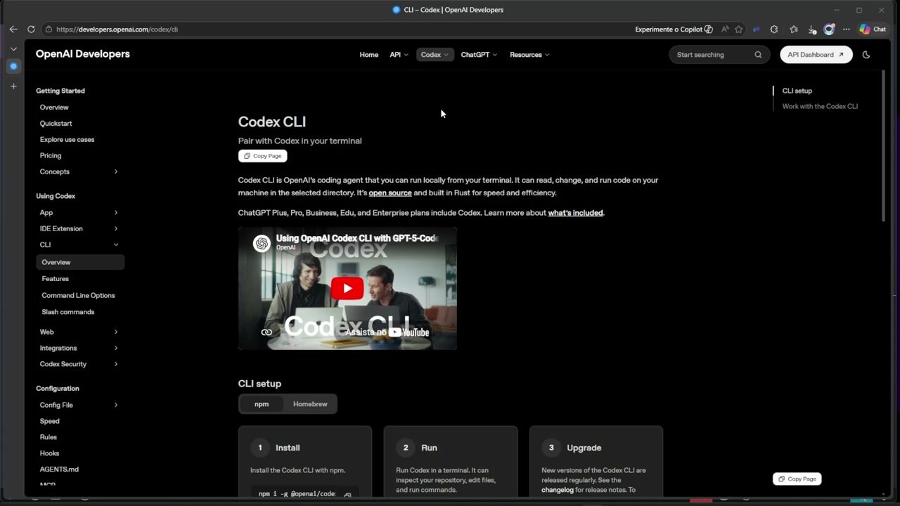 Overview do Codex CLI
