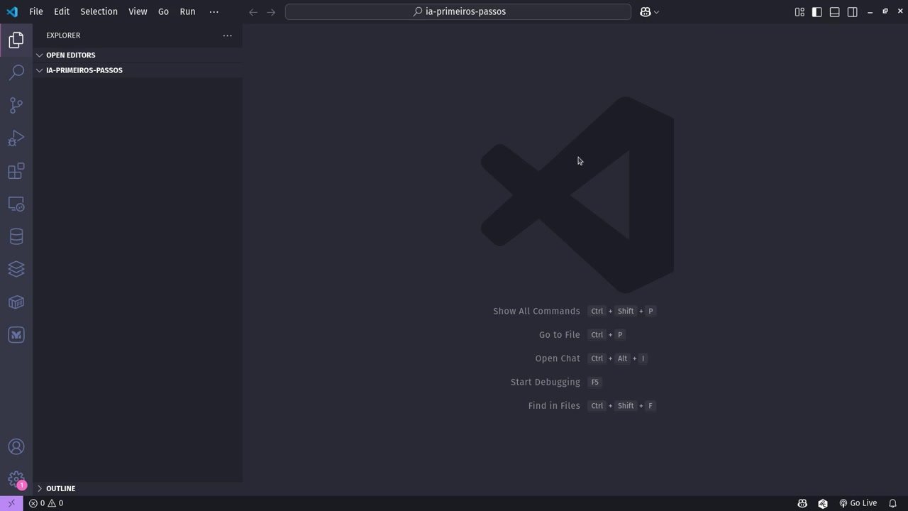 Criando um projeto HTML e Vanilla JS do zero