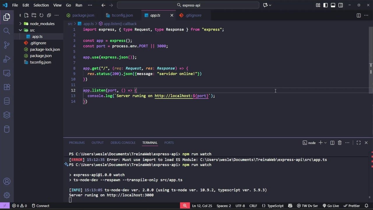 Criando primeira rota