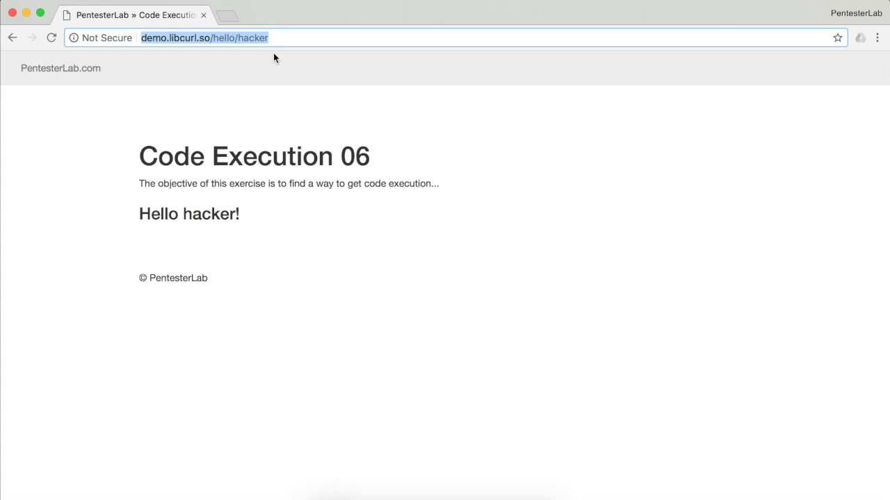 image of exercise Code Execution 06