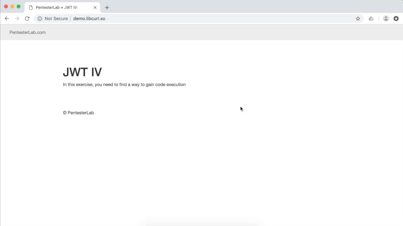 image of exercise JWT IV - Exploitation