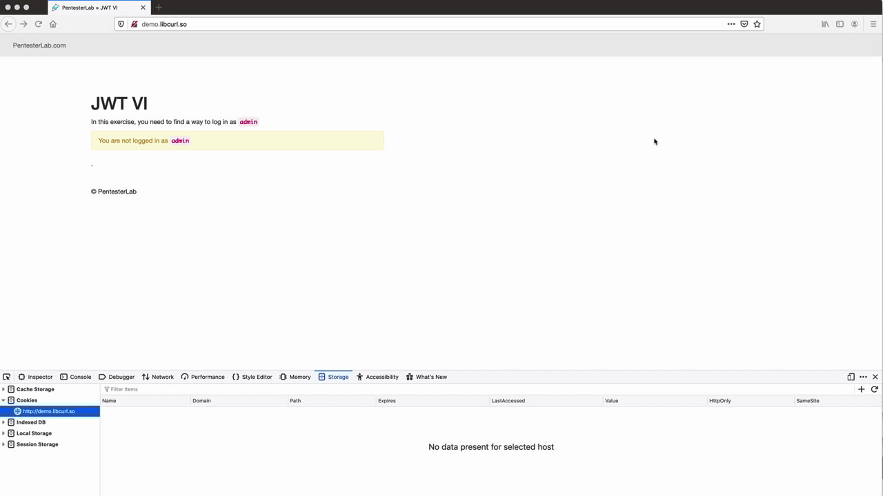 image of exercise JWT VI: Exploitation using Python 2 and Python 3