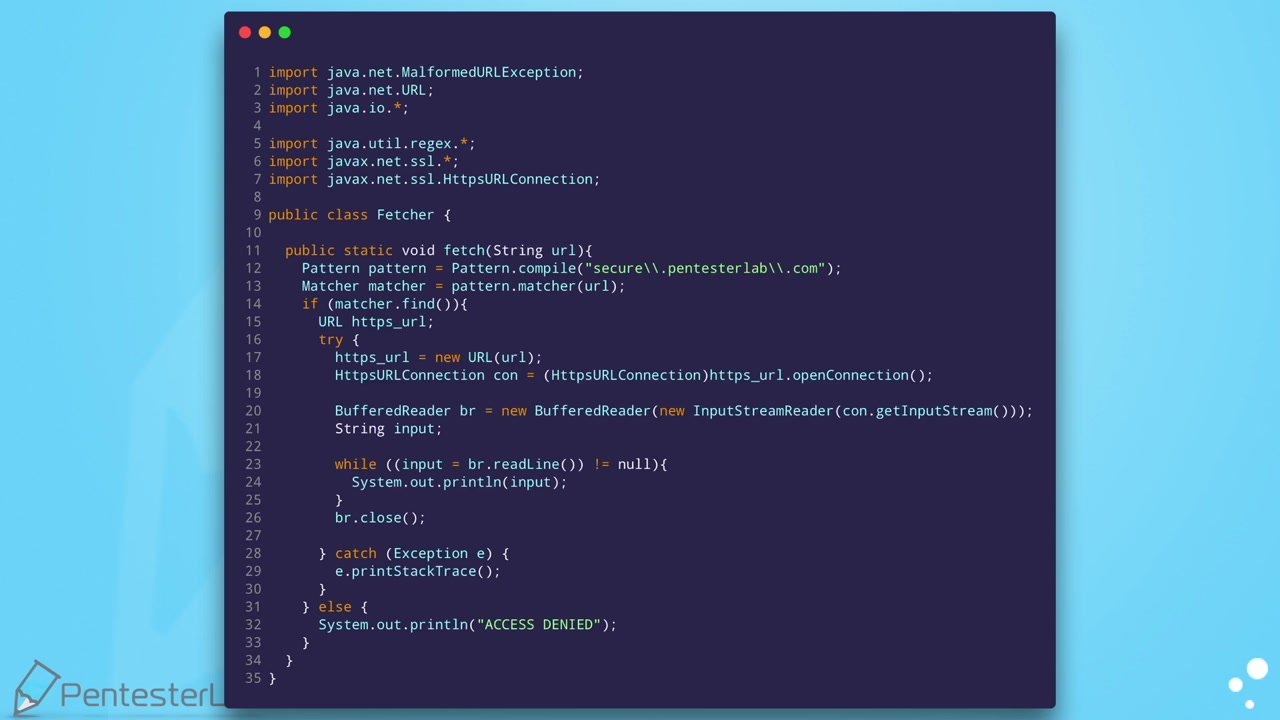 image of exercise Java Snippet #12