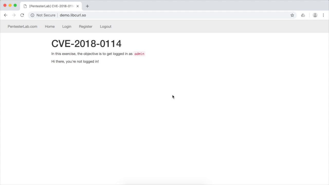 image of exercise CVE-2018-0114 - Exploitation