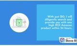 Do Expert Amazon Product Searcher - High ROI Guaranteed!