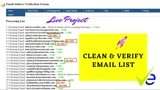 Email verification and Email list cleaning service upto 25k