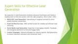 Do b2b lead generation for any industry