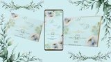I will create elegant custom wedding invitation cards