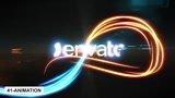 Animate your logo with energetic bright particle effects