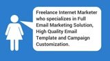 Create Unique & professional Mailchimp Email Template/Newsletter