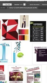 One Page editorial design