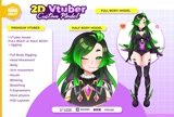 Custom Live2D Vtuber Model Full Body + Rigging Vtuber Commission