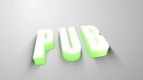 Create a clean and bright 3D logo reveal