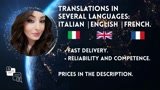 Translations into Italian, English and French here.