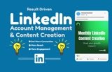 LinkedIn post design, profile setup, and account management
