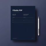 Design fillable PDF document