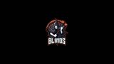 Create a powerful fire warrior logo reveal with burning
