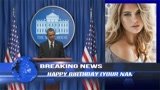 Make barak obama wish happy birthday video custom