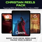 Faceless Motivational Reels for Men with Canva Templates