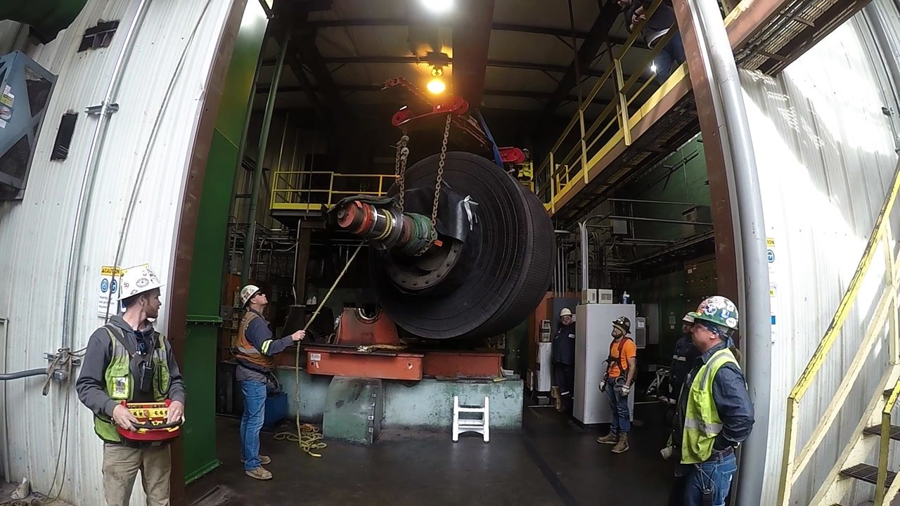 ALUMINUM PLANT MOTOR REMOVE & REPLACE